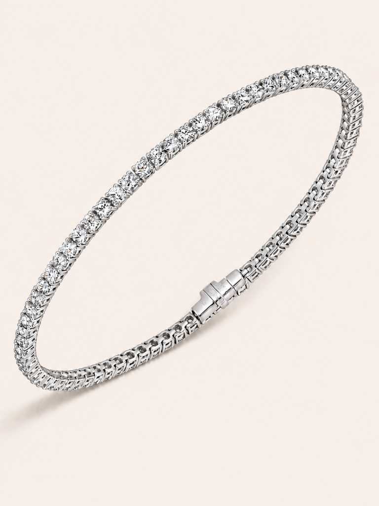 The Endless Radiance Round-Cut Tennis Bracelet