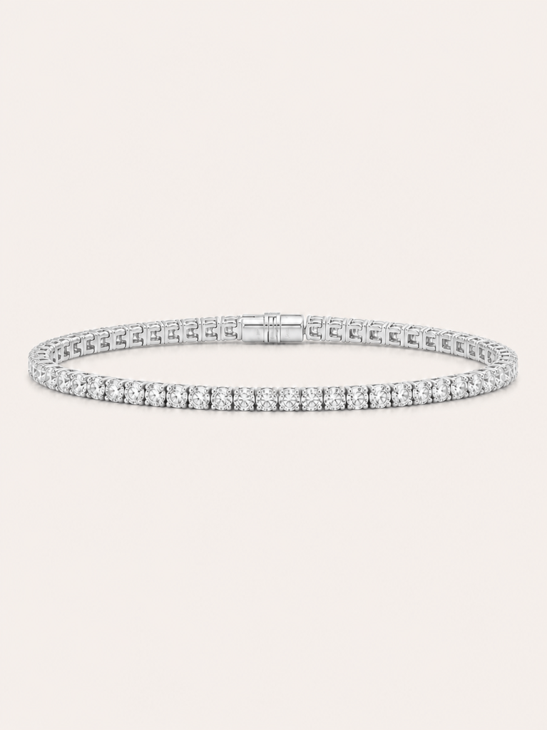 The Endless Radiance Round-Cut Tennis Bracelet
