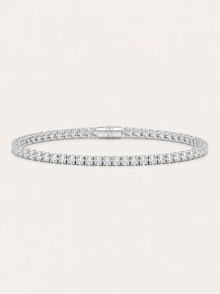 The Endless Radiance Round-Cut Tennis Bracelet