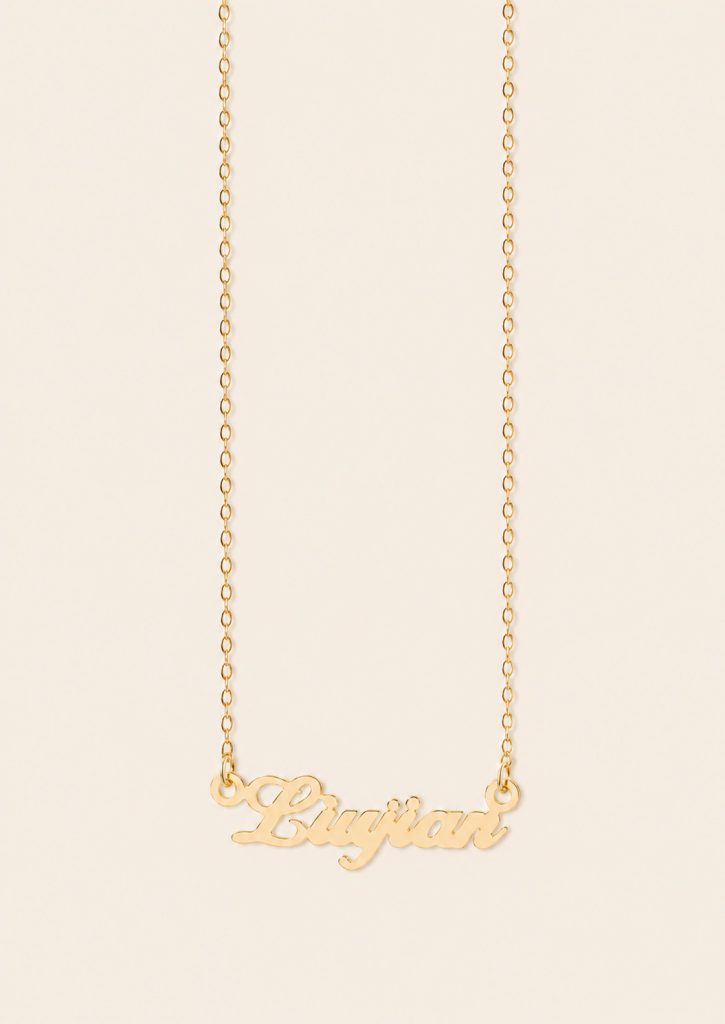 Personalized Mini Name Necklace