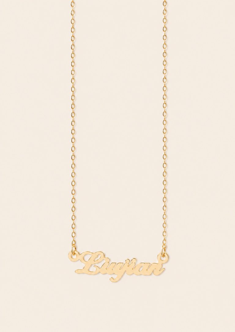 Personalized Mini Name Necklace