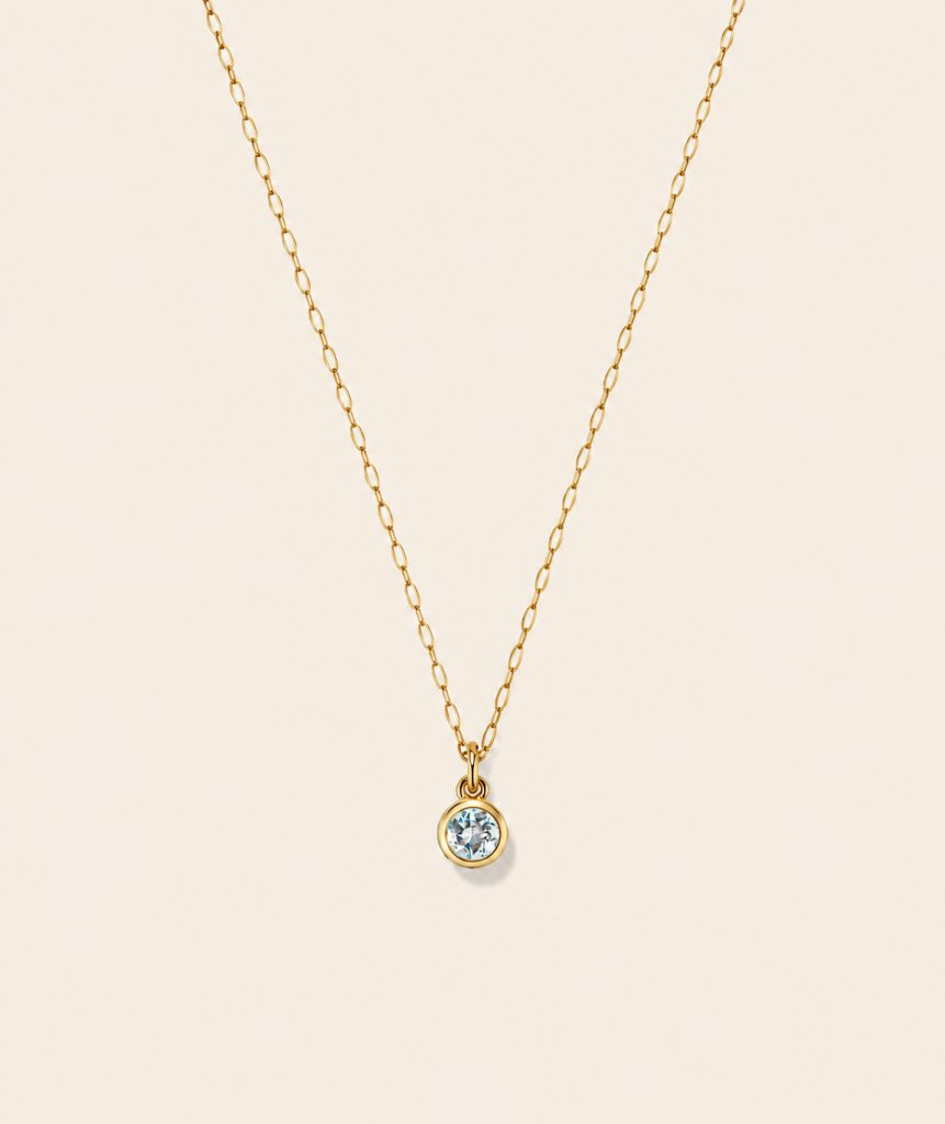 Birthstone Pendant Necklace