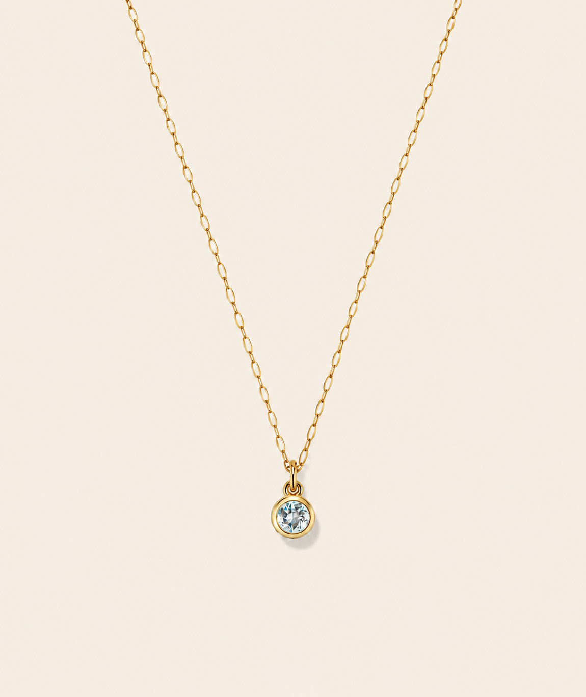 Birthstone Pendant Necklace